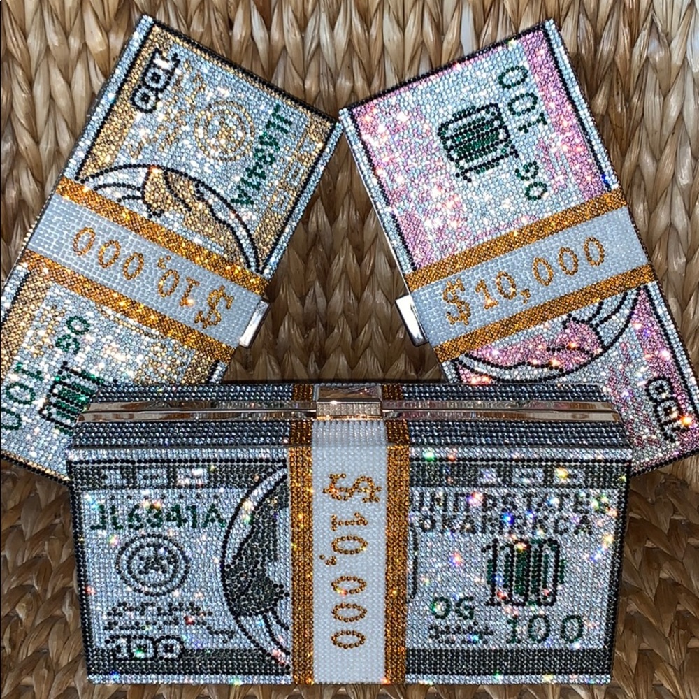 New Rhinestone Crystal Money Bag 💰